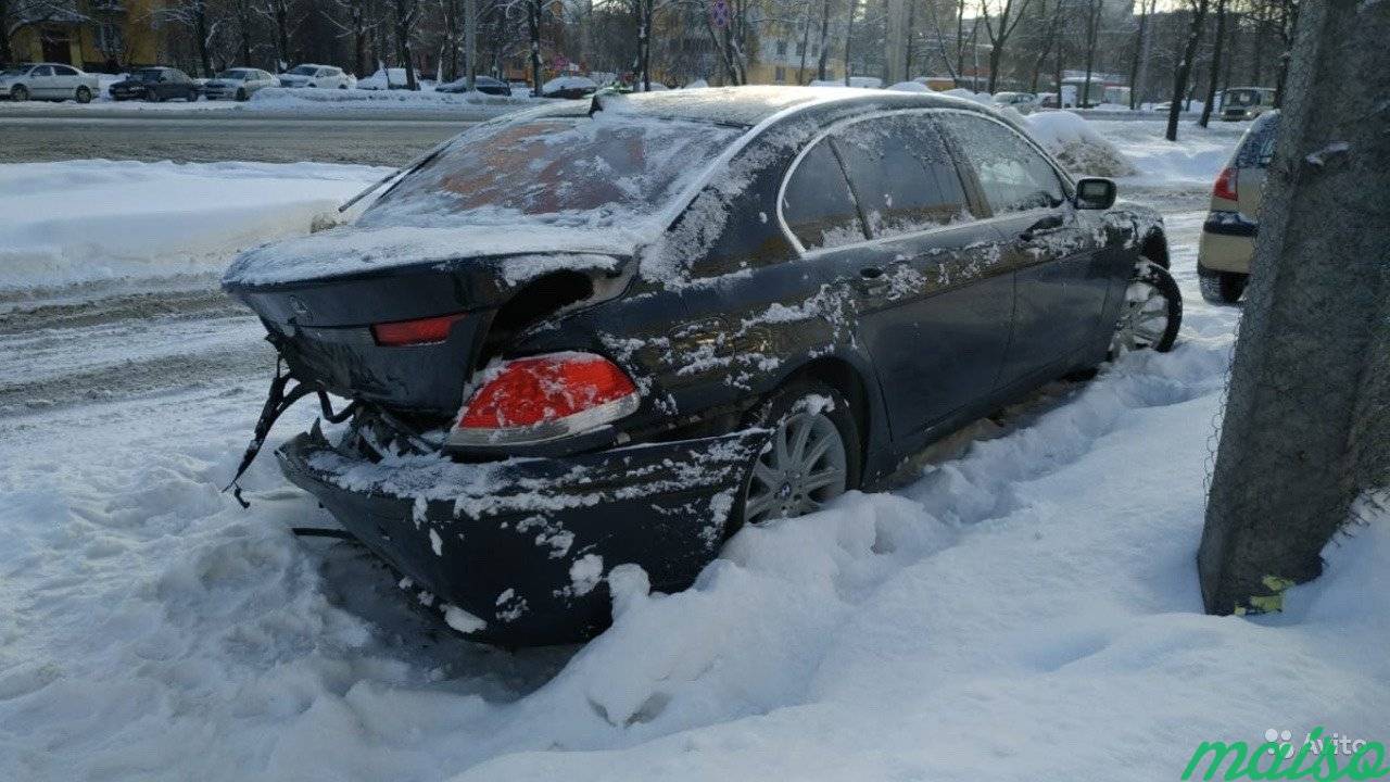 BMW 7 серия 4.4 AT, 2004, седан, битый в Санкт-Петербурге. Фото 9